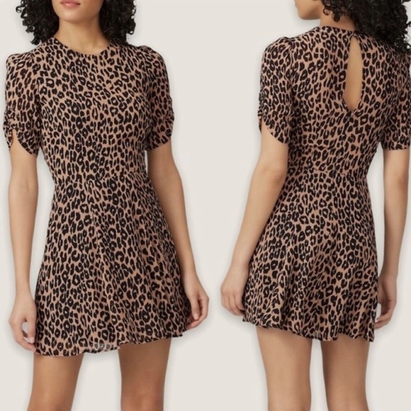 Reformation Leopard Mini Dress - Picture 3 of 9